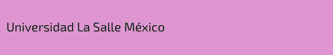 Universidad La Salle México